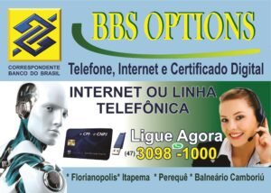 BBS OPTIONS com WhatsApp e Certificado Digital com Whasts