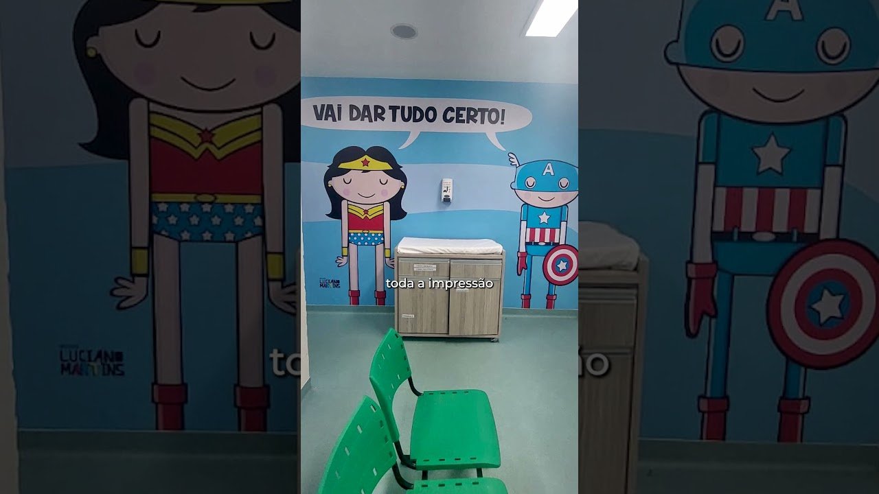 💛 💙 Cores da Esperança no Hospital Infantil Joana de Gusmão.