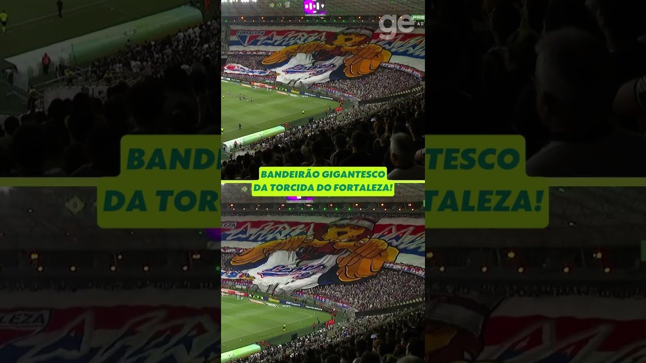 BANDEIRÃO DE UM LADO, BANDEIRÃO DO OUTRO! | #shorts | ge.globo