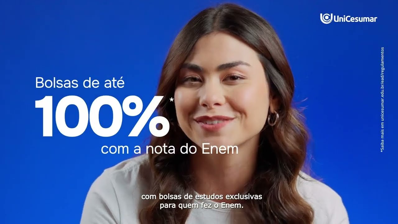 UniCesumar: Bolsas de até 100% na Graduação EAD e Semi