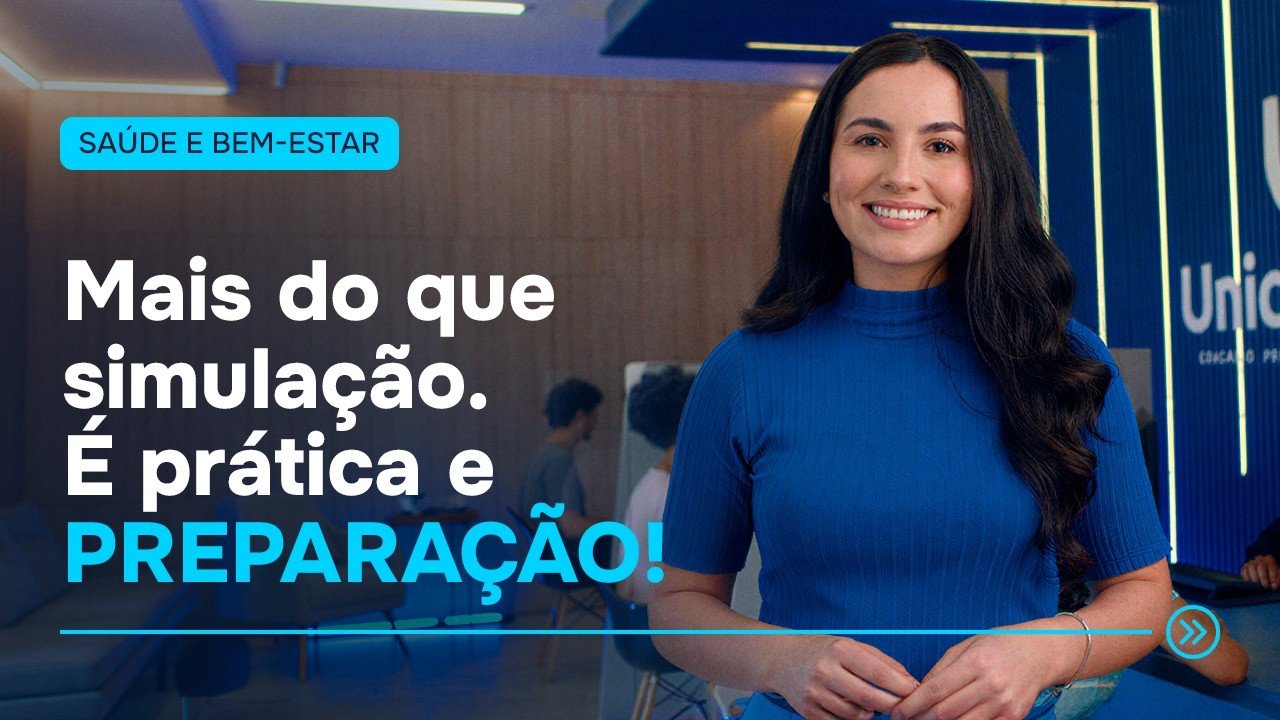 Saúde na prática. Cursos Semipresenciais na área de Saúde e Bem-Estar UniCesumar.