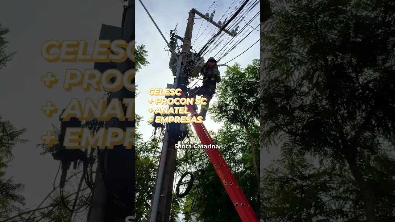 Nem todo fio no poste é de energia elétrica!