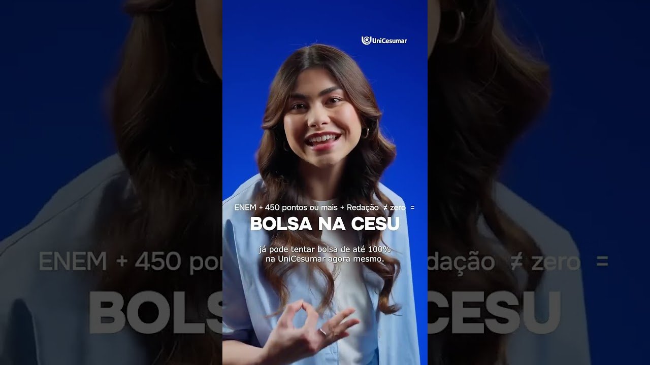 Bolsas de até 100% pelo ProUni | EAD UniCesumar