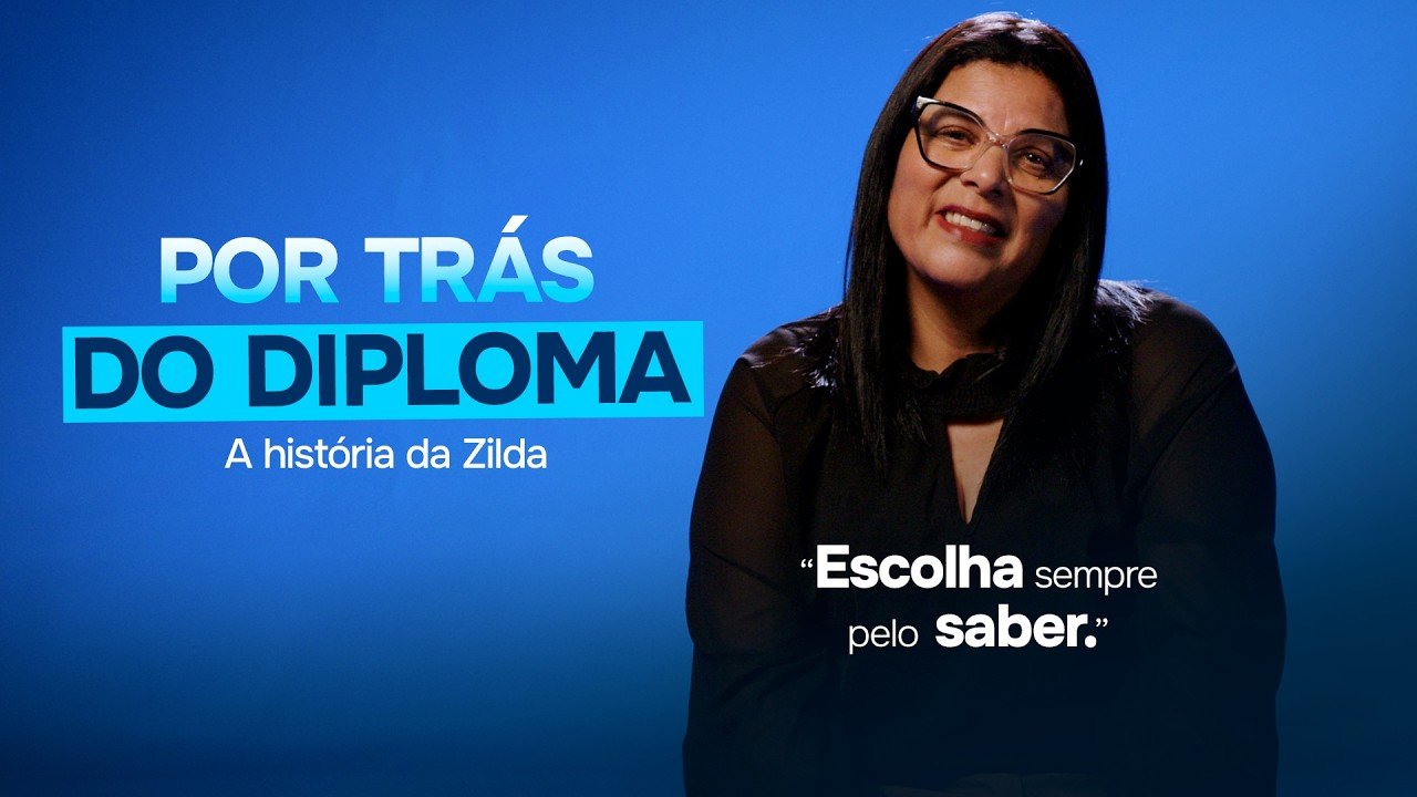 Aos 57 anos, ela decidiu voltar a estudar.
