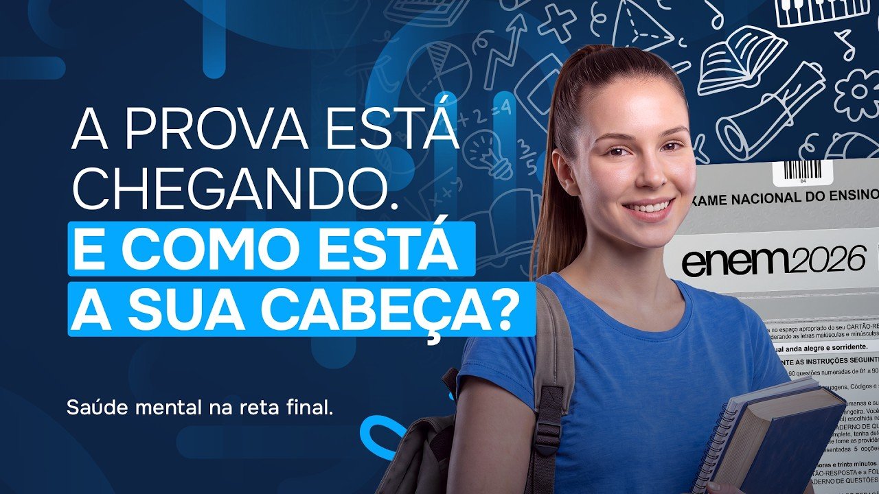 55 Play 15 4º AULÃO ESPECIAL PARA O ENEM — Saúde Mental — Preparação psicológica na reta final | UniCesumar
