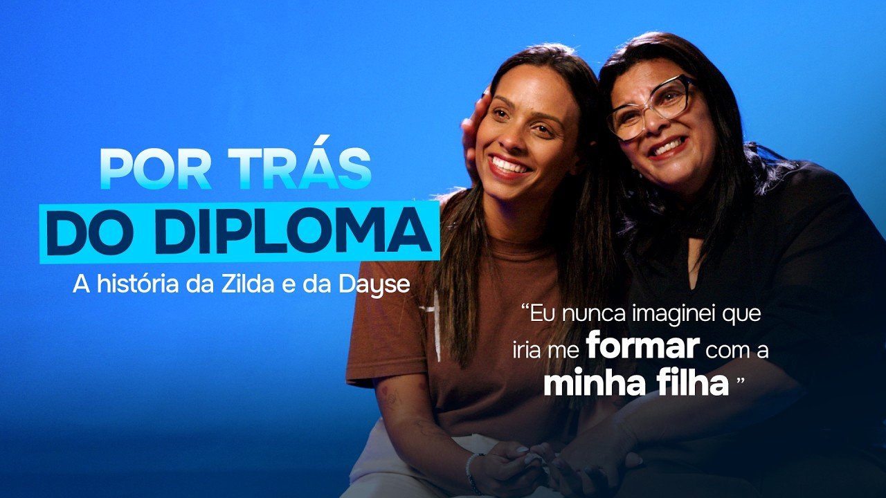55 Play 8 A história emocionante de mãe e filha que se formaram juntas.